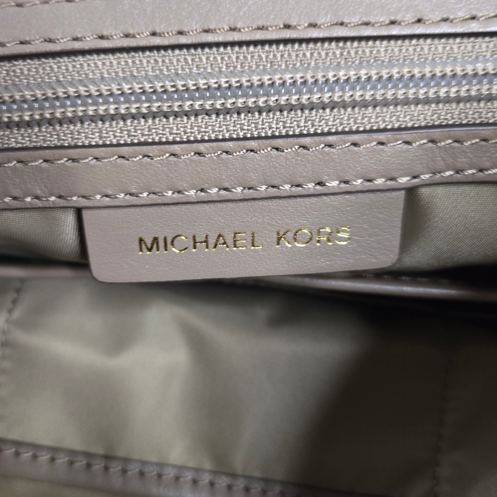 Michael Kors Ariana Tote Dusk Sage Green Nylon Travel Shoulder Designer Purse - Picture 9 of 16